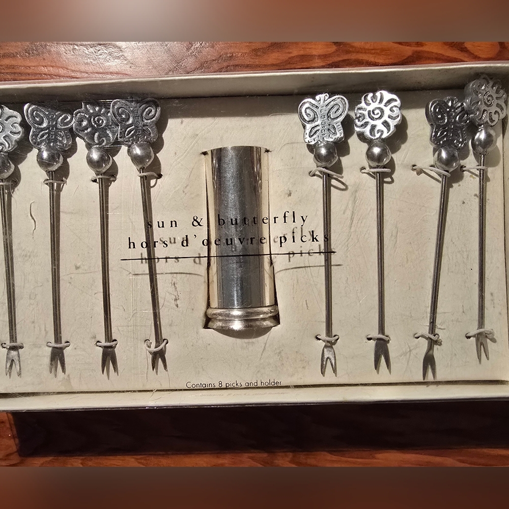 Sun & Butterfly Hors d'Oeuvre Picks Set